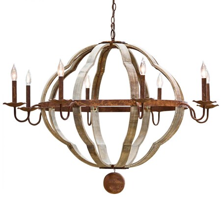 Regina Andrew Wooden Quatrefoil Chandelier 16-1005